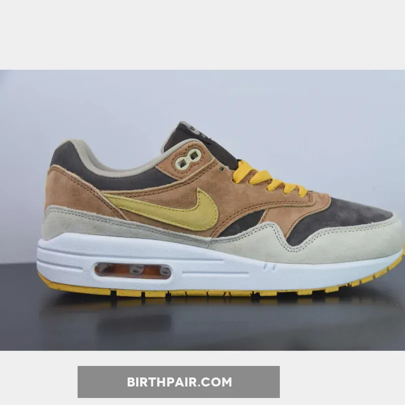 Nike Air Max 1 Duck Pecan #Nike Air Max 1 'Ugly Duckling' Pecan/Yellow Ochre-Brown