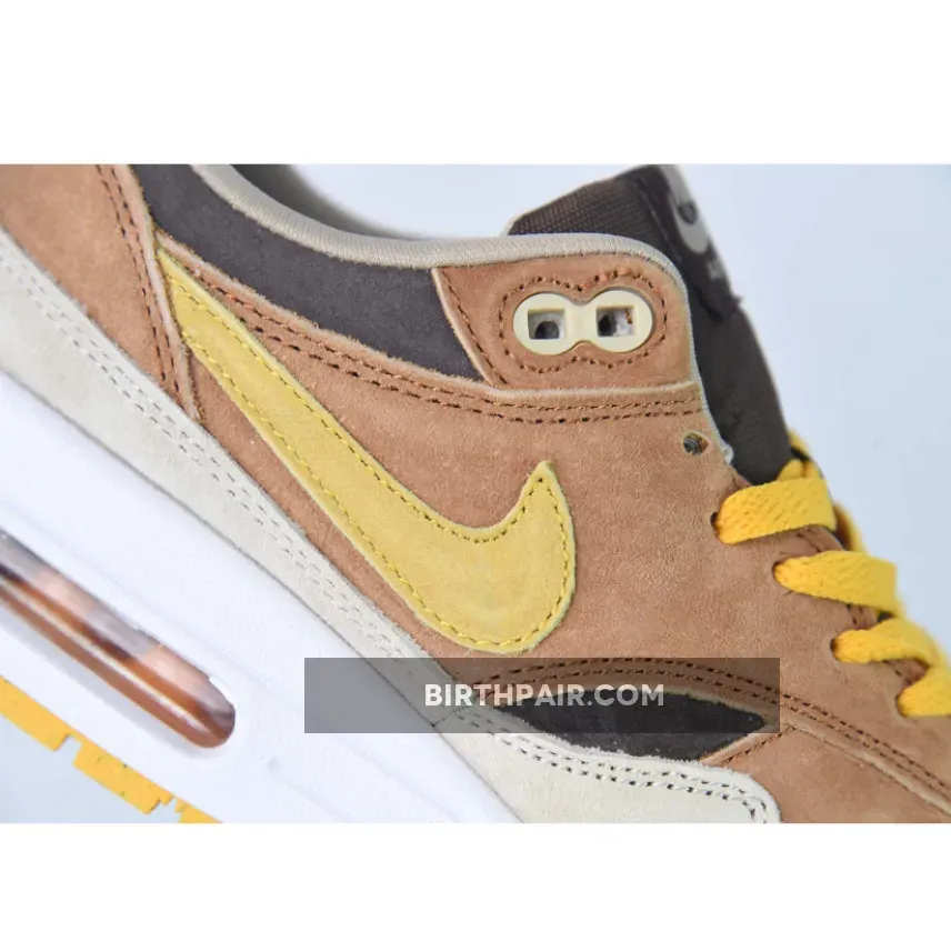 Nike Air Max 1 Duck Pecan #Nike Air Max 1 'Ugly Duckling' Pecan/Yellow Ochre-Brown