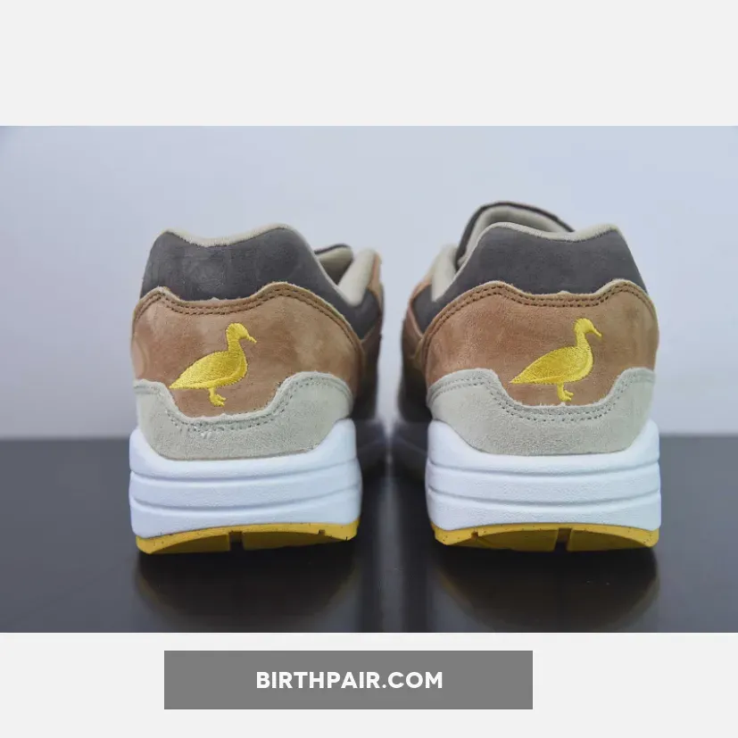 Nike Air Max 1 Duck Pecan #Nike Air Max 1 'Ugly Duckling' Pecan/Yellow Ochre-Brown