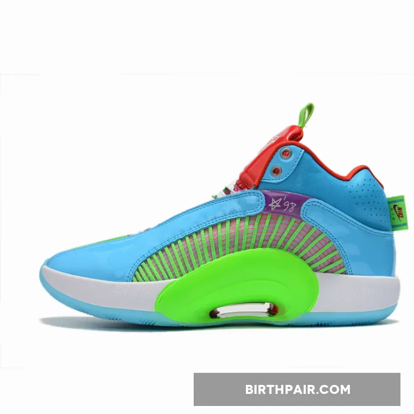 Jayson Tatum Blue Shoes / Jayson Tatum x Air Jordan 35 'Greatest Gift' Blue Fury