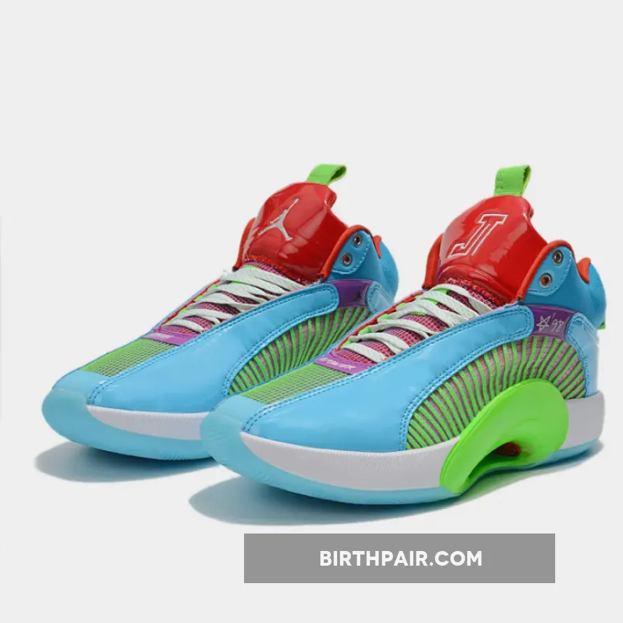 Jayson Tatum Blue Shoes / Jayson Tatum x Air Jordan 35 'Greatest Gift' Blue Fury