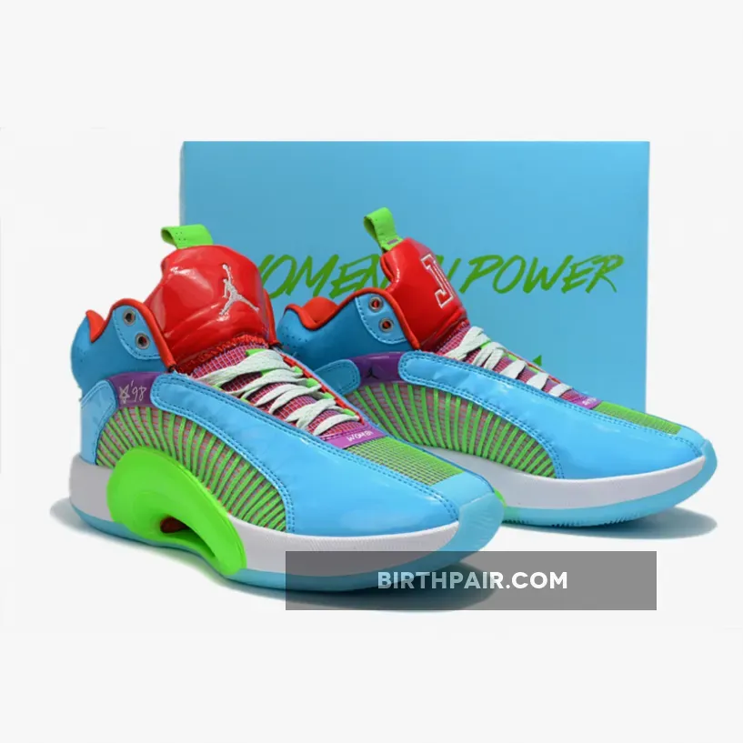 Jayson Tatum Blue Shoes / Jayson Tatum x Air Jordan 35 'Greatest Gift' Blue Fury