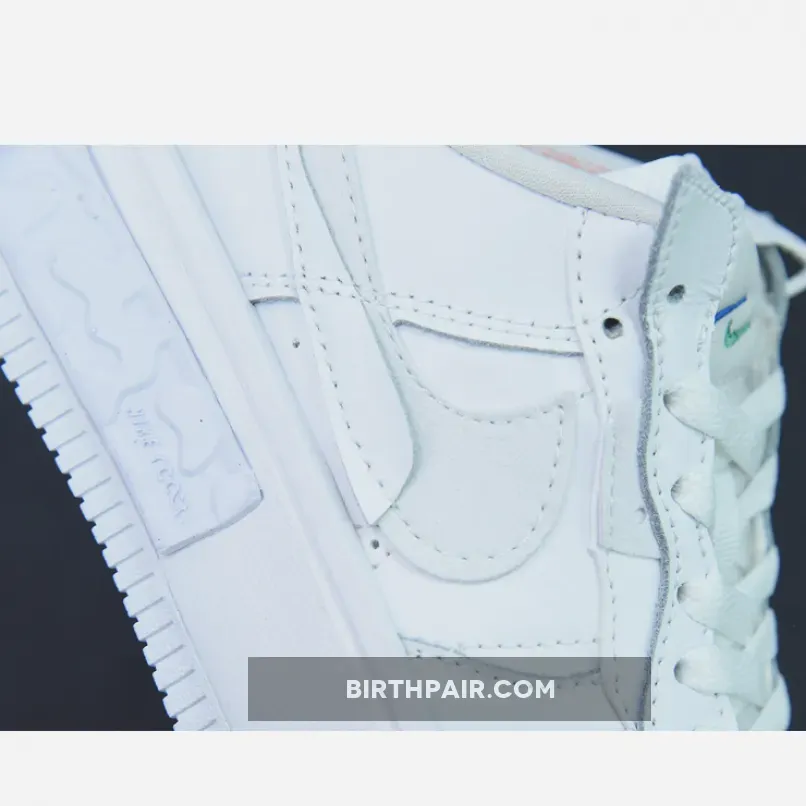 Nike Air Force 1 Fontanka Sneakers In Triple White / Nike Air Force 1 Fontanka White/White-White