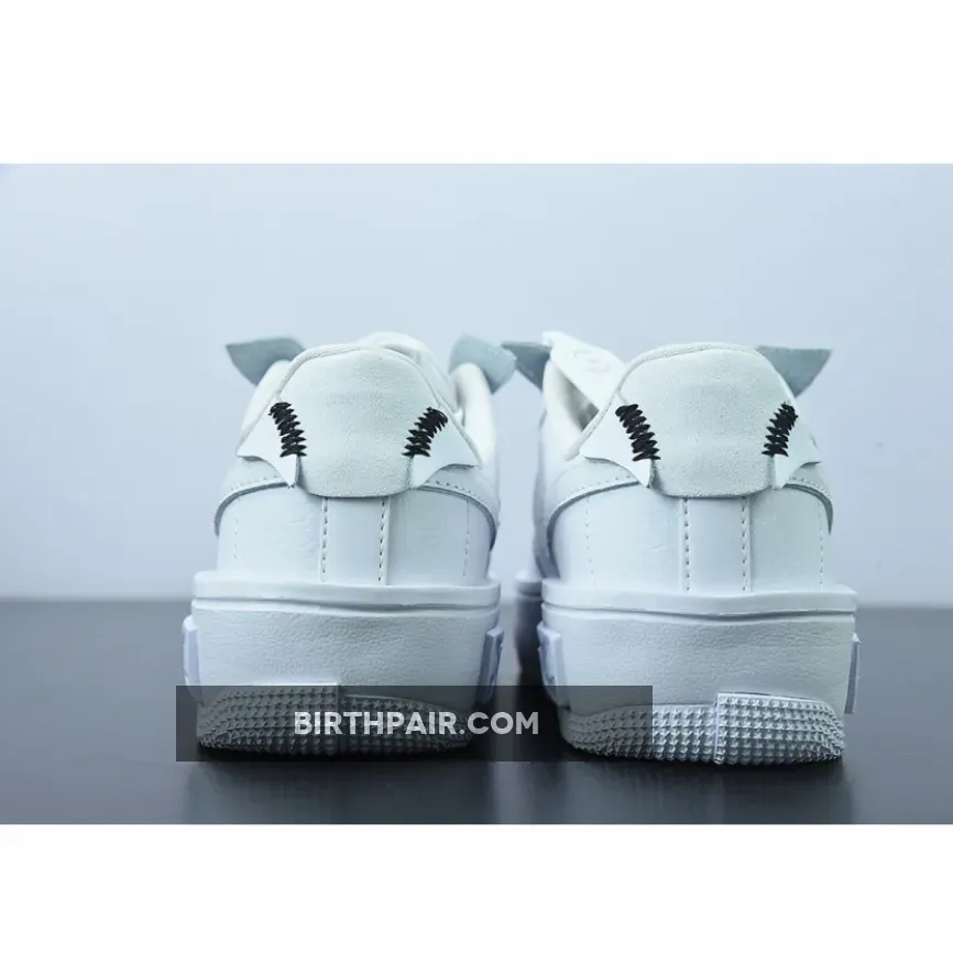 Nike Air Force 1 Fontanka Sneakers In Triple White / Nike Air Force 1 Fontanka White/White-White