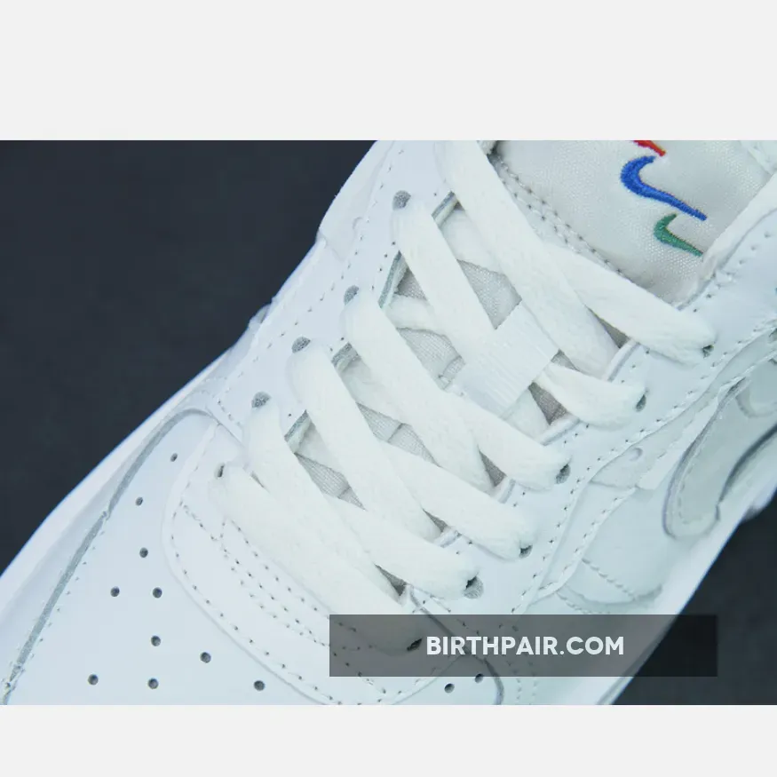 Nike Air Force 1 Fontanka Sneakers In Triple White / Nike Air Force 1 Fontanka White/White-White