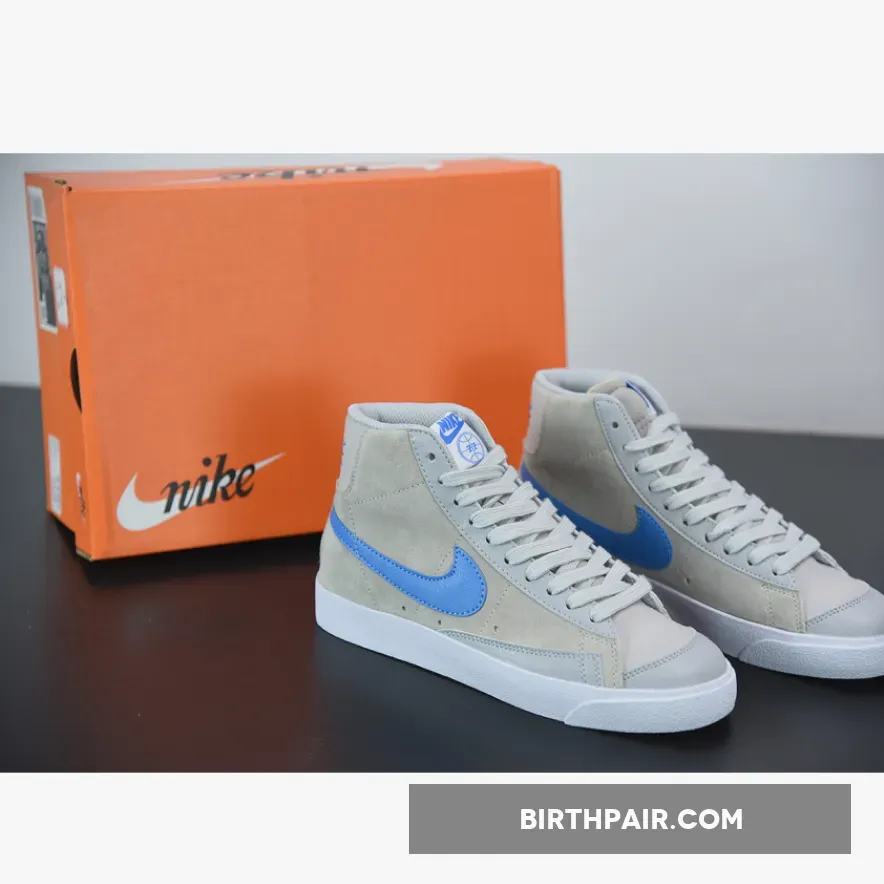 Nike Blazer Grey / Nike Blazer Mid '77 NRG EMB 'Coney Island' Grey Fog/Blue