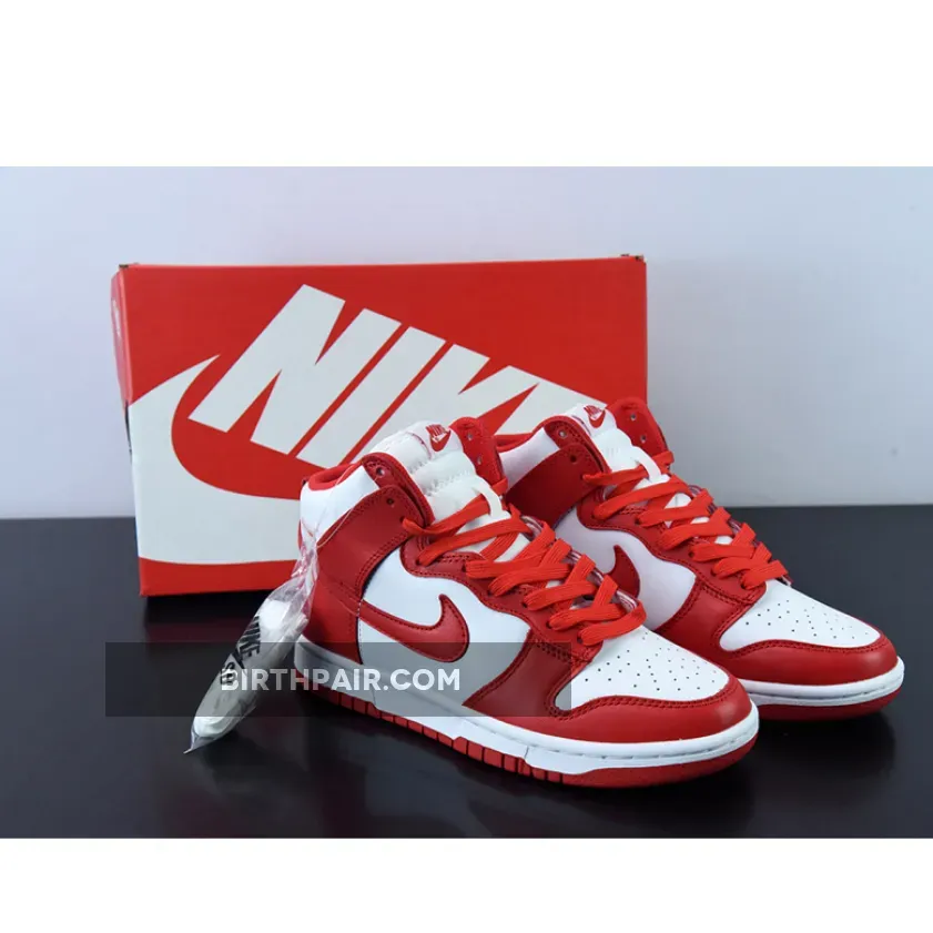 Kids Nike Dunk High University Red DD1399-106 / red dunk highs