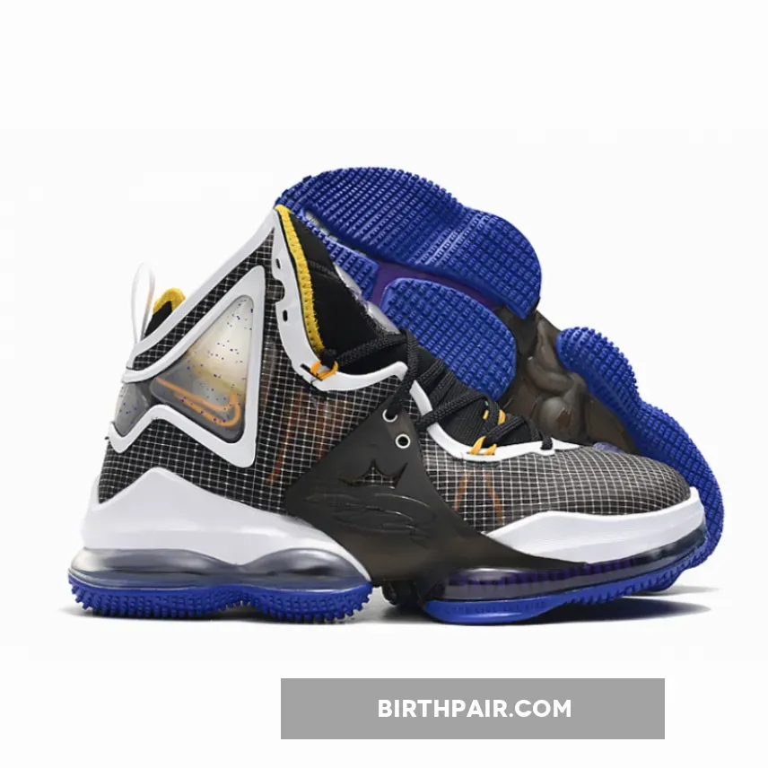 Nike LeBron 19 'Hardwood Classic' Black/White-Yellow #Lebron 19 Black DC9340-002