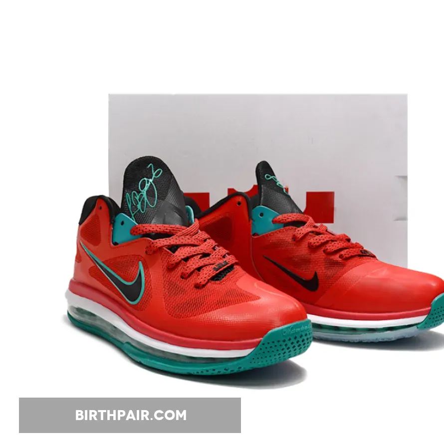 Nike LeBron 9 Low 'Liverpool' Action Red/New Green / Liverpool Lebron 9