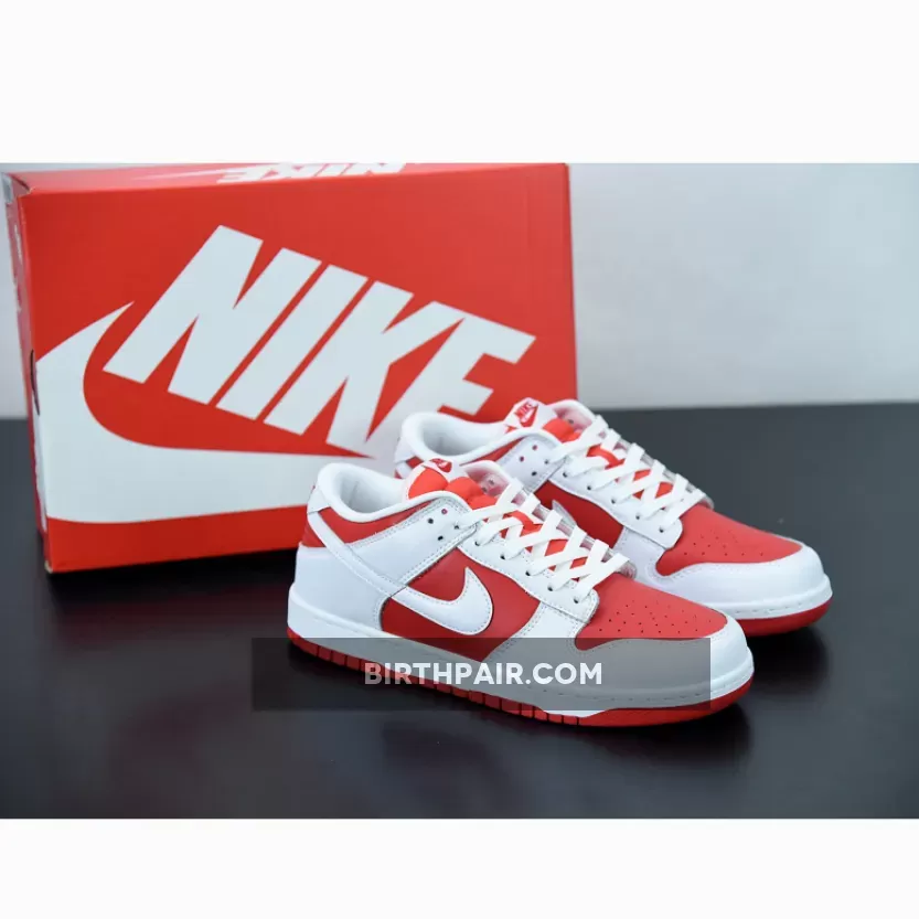 Nike Dunks 2023 - Nike Dunk Low University Red/White-Total Orange DD1391-600