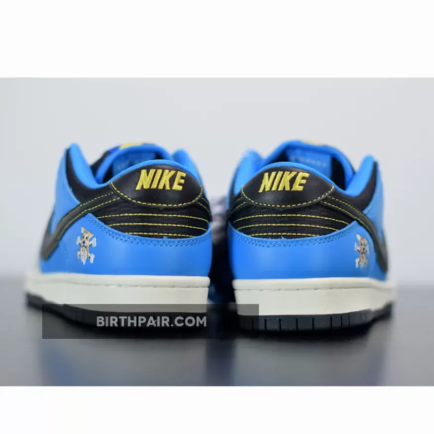 Instant Skateboard Dunk #Instant Skateboards x Nike SB Dunk Low Blue Hero/Pale Ivory/Black