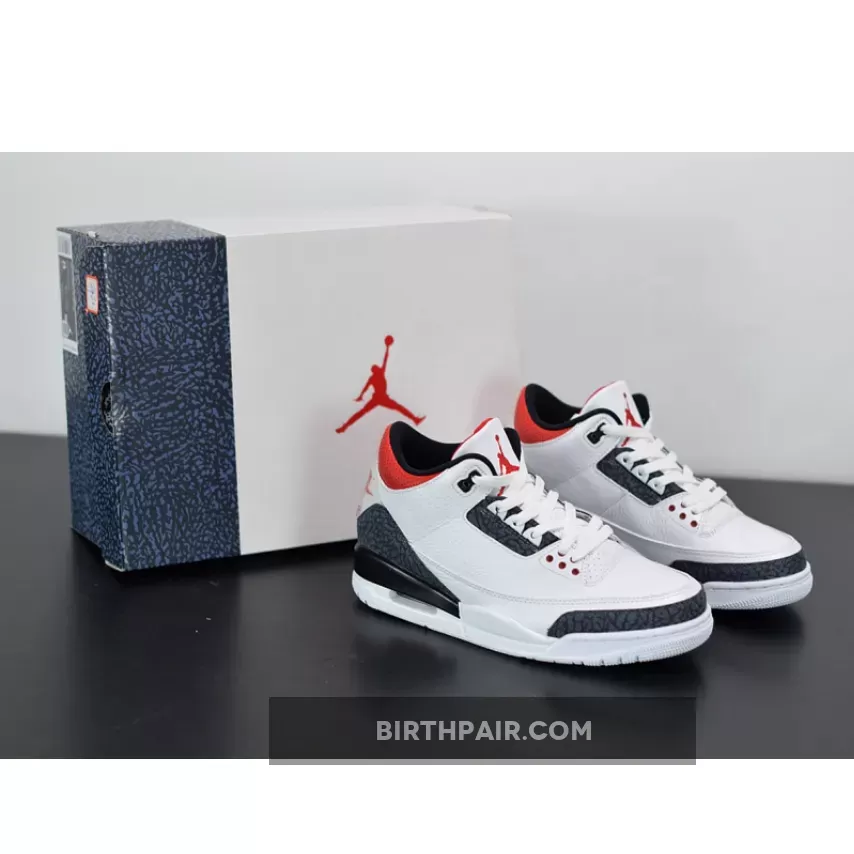 Japanese Air Jordans Air Jordan 3 Retro Denim SE 'Fire Red'