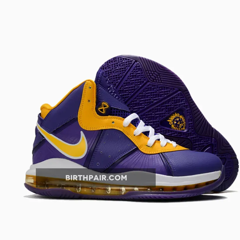 Nike LeBron 8 'Lakers' Court Purple/University Gold DC8380-500 #lebron 8 lakers