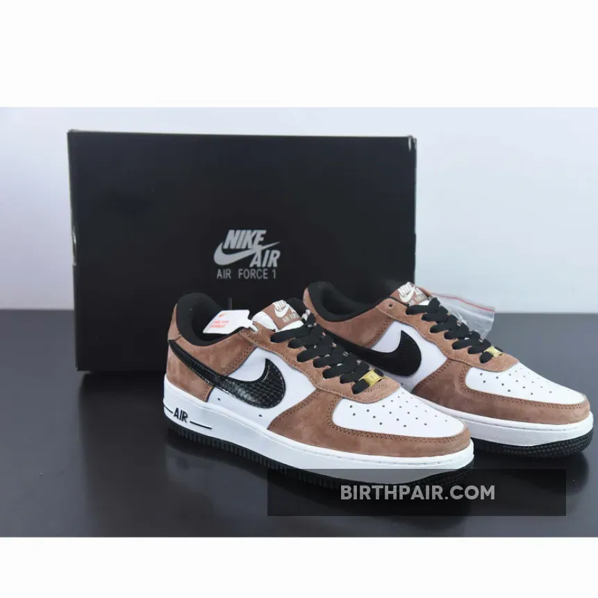 Nike Air Force 1 Low Brown White Black 1678686095 Restock