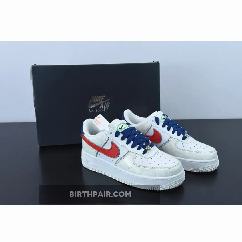 Air Force 1 Just Do It Red Nike Air Force 1 '07 LX 'Just Do It' White/University Red