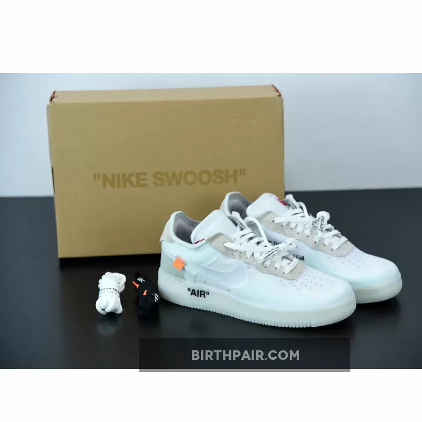 Off-White x Nike Air Force 1 Low AO4606-100 / Nike Airforce Offwhite