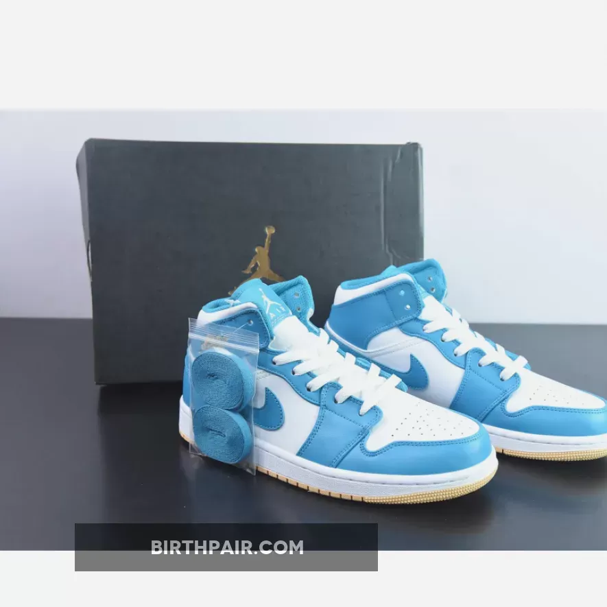 Jordan 1 Mid Aquatone / Air Jordan 1 Mid White Teal DQ8426-400