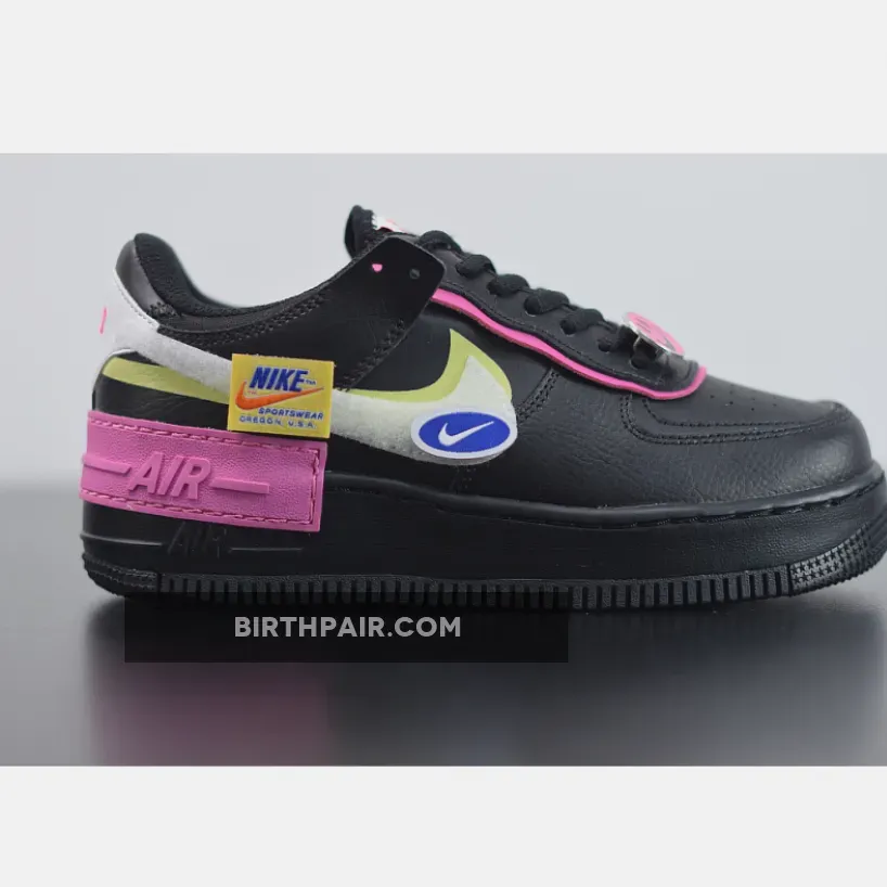 Fuchsia Air Force 1 Nike Air Force 1 Shadow 'Cosmic Fuchsia' Black/Limelight White