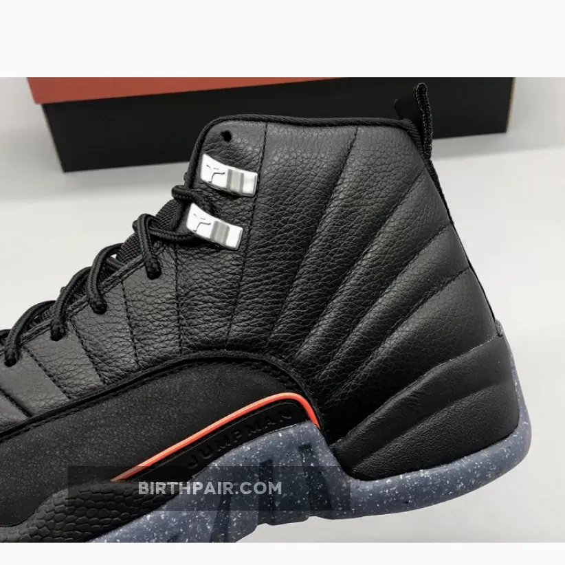 Air Jordan 12 'Utility' Black/Black-Bright Crimson-White Utility 12 Jordans