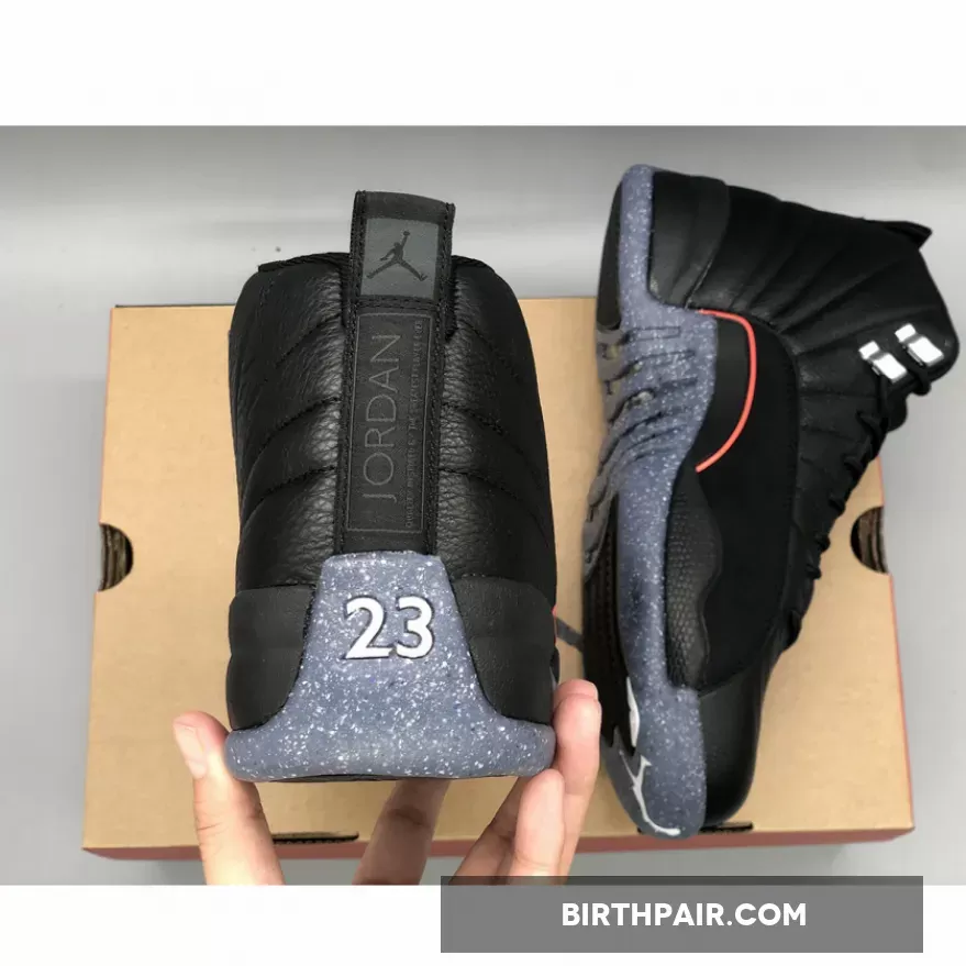 Air Jordan 12 'Utility' Black/Black-Bright Crimson-White Utility 12 Jordans