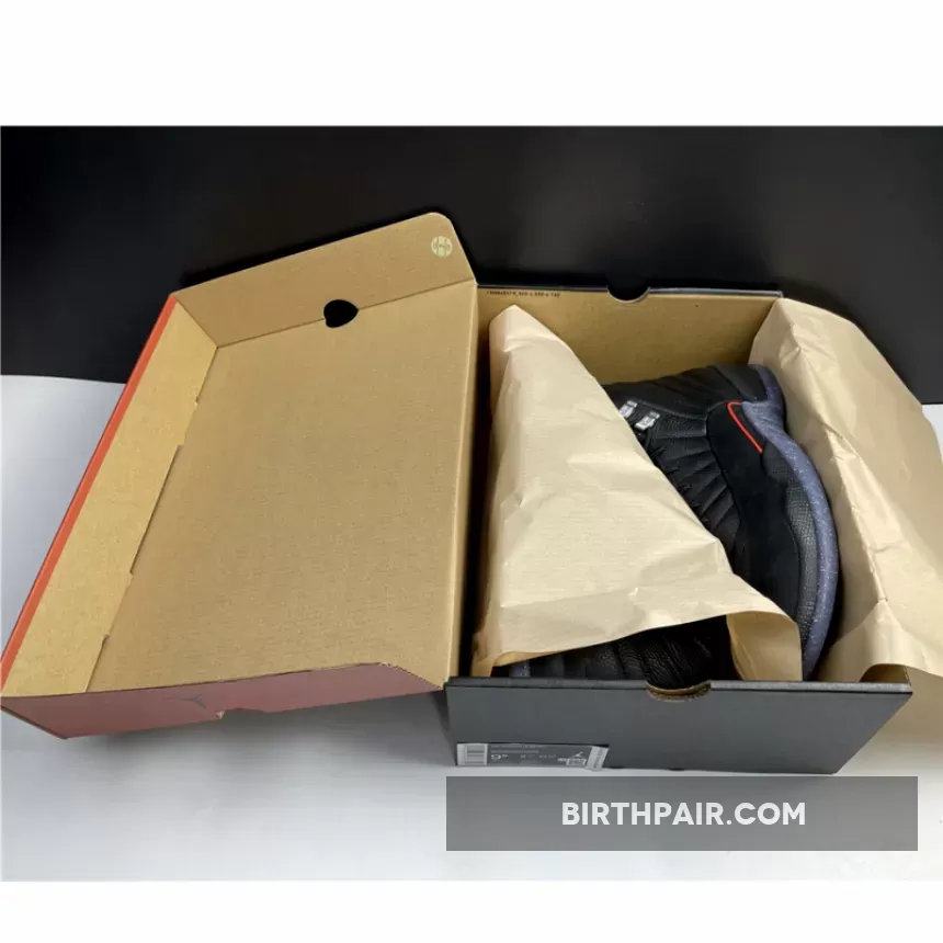 Air Jordan 12 'Utility' Black/Black-Bright Crimson-White Utility 12 Jordans