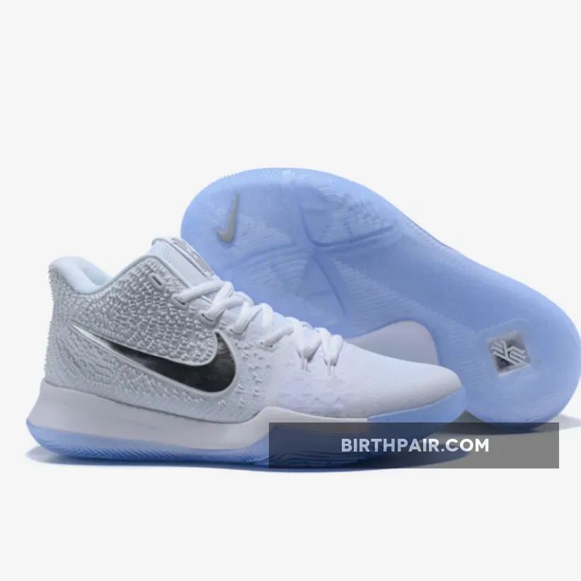 Nike Kyrie 3 'White Chrome' / Chrome Nikes 852395-103