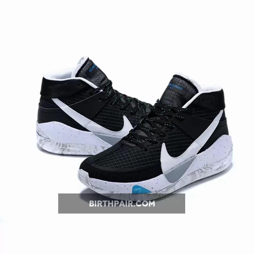 Nike KD 13 Black Grey CI9948-001 / kd black and white