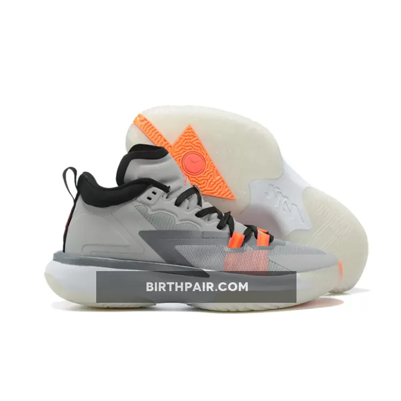 Jordan Zion 1 Wolf Grey/Black-Orange 1675867067