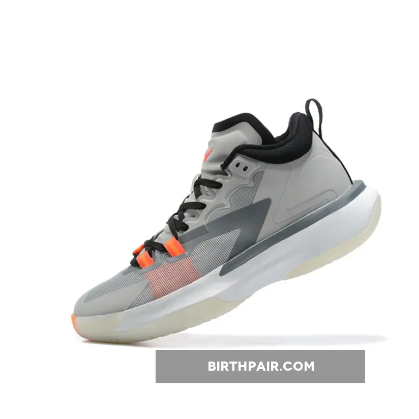 Jordan Zion 1 Wolf Grey/Black-Orange 1675867067 Jordan Zion 1 Wolf Grey/Black-Orange 1675867067