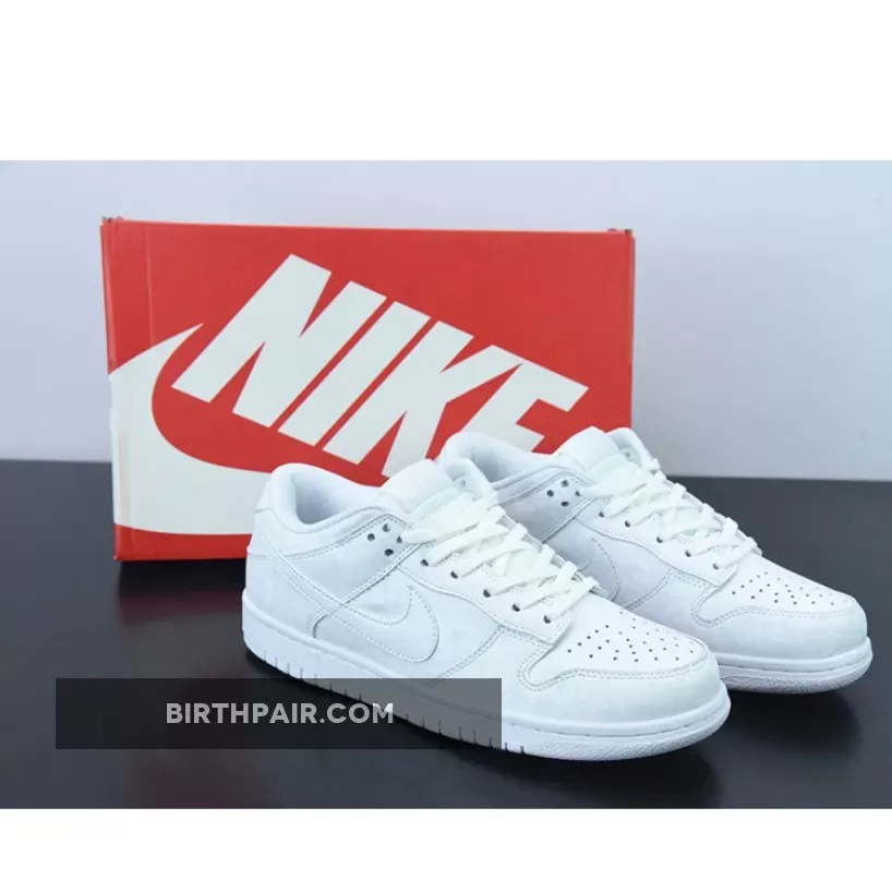 Online Sale Nike Dunk Low 'Flower' Triple White 1675864215