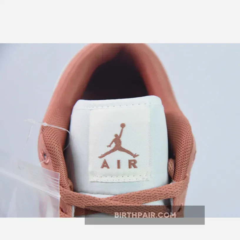 Orange Canvas Shoes, Air Jordan 1 Low SE Canvas Peach