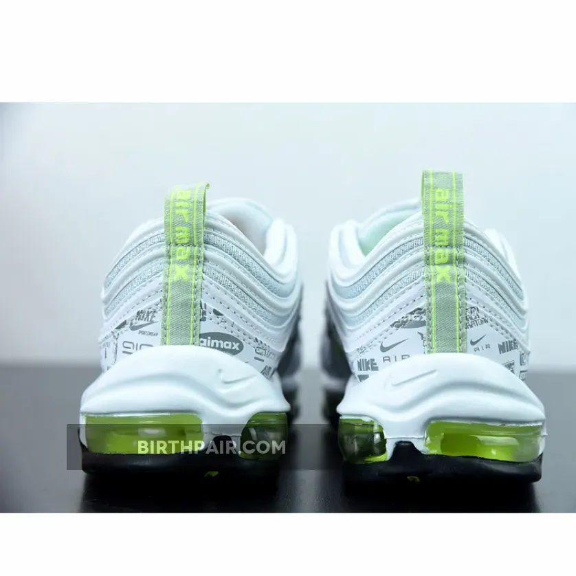 Air Max 97 Reflectives Nike Air Max 97 'Reflective Logo' White/Black-Pure Platinum-Volt