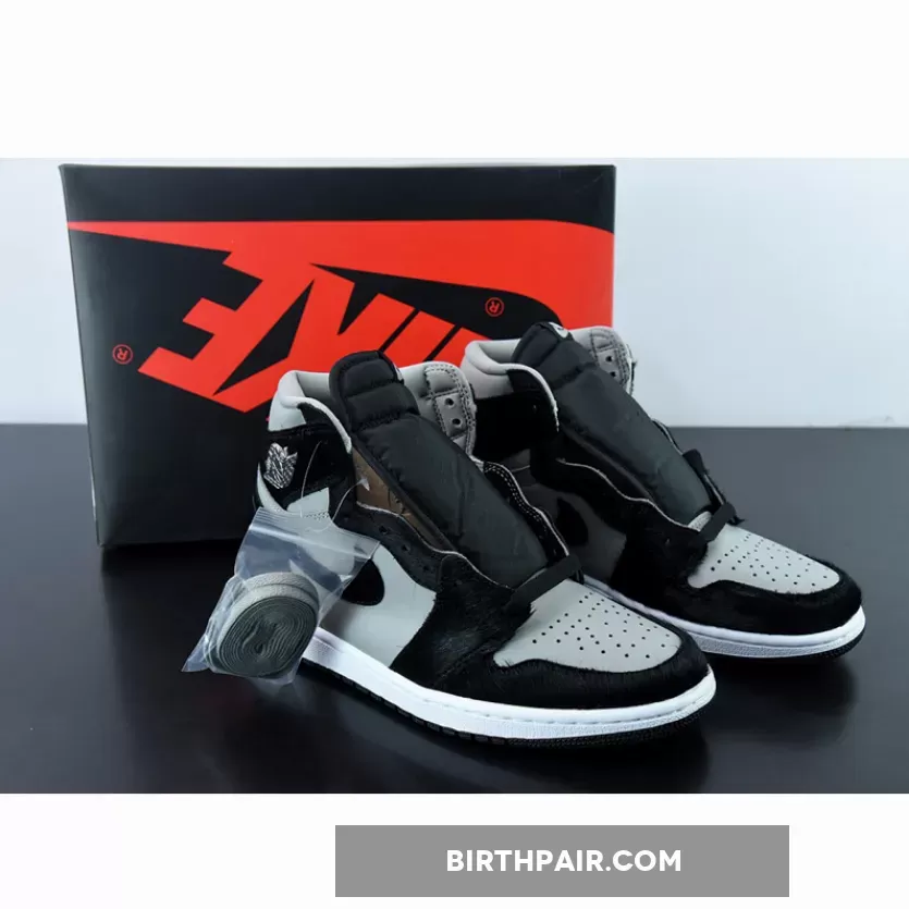 Air Jordan 1 High OG 'Twist 2.0' Medium Grey/Black-White DZ2523-001 - Black And White Jordan 1 Women's