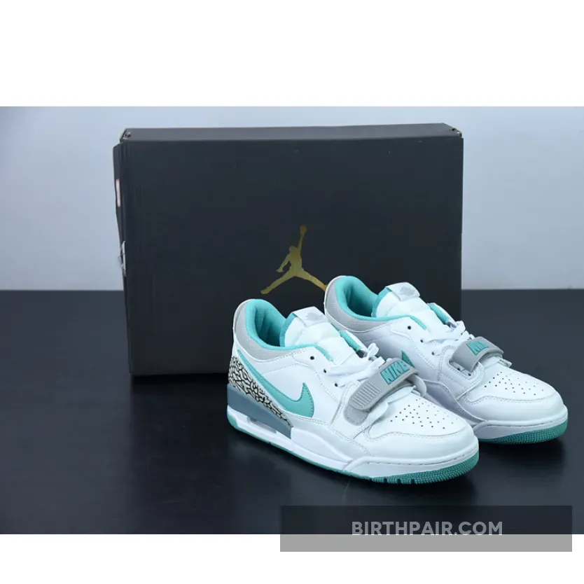 Jordan Legacy 312 Low "White/Turquoise" CD7069-130