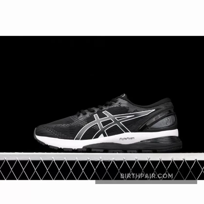 Asics Men's Gel-Nimbus 21 Mid Black/Dark Grey 1011A169-001 Online Sale