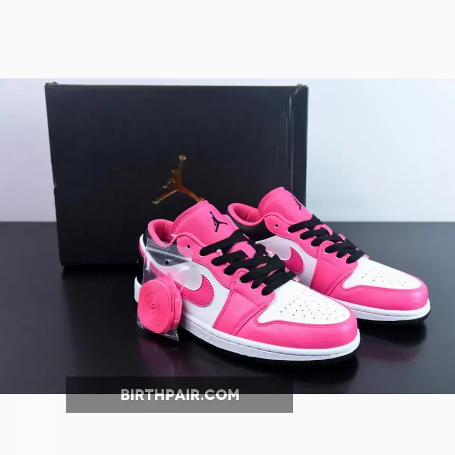 Air Jordan 1 Low Fierce Pink/Black-White DZ5365-601 Outlet