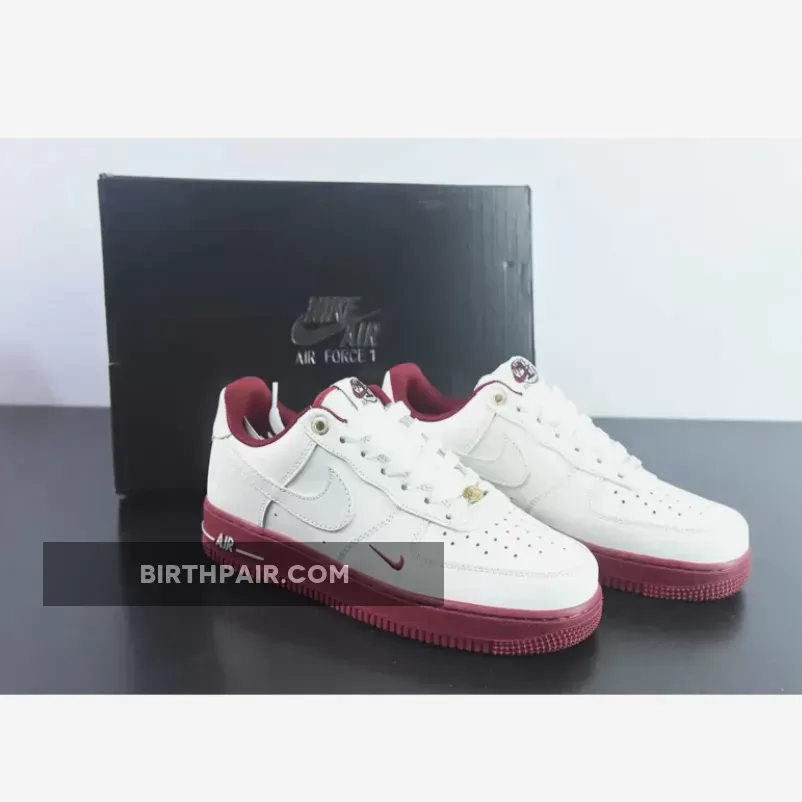 womens burgundy air force 1