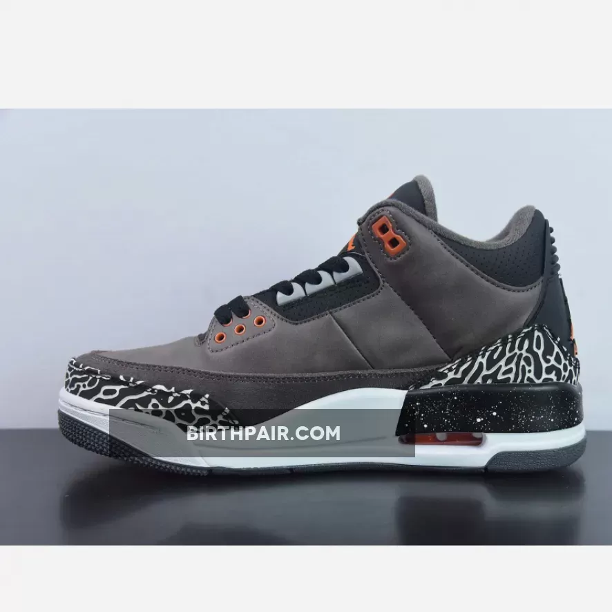 Air Jordan 3 'Fear' Night Stadium/Total Orange-Black / Orange Jordan 3