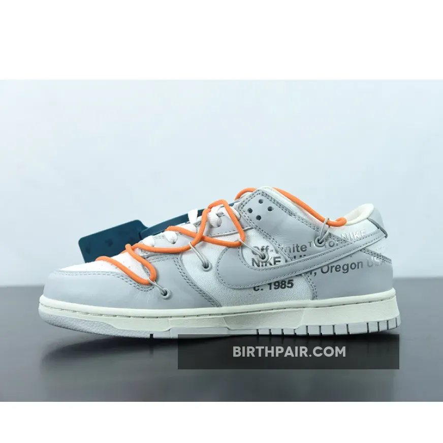 Off White Dunks Orange, Off-White™ x Nike Dunk Low '44 of 50' Grey White Navy