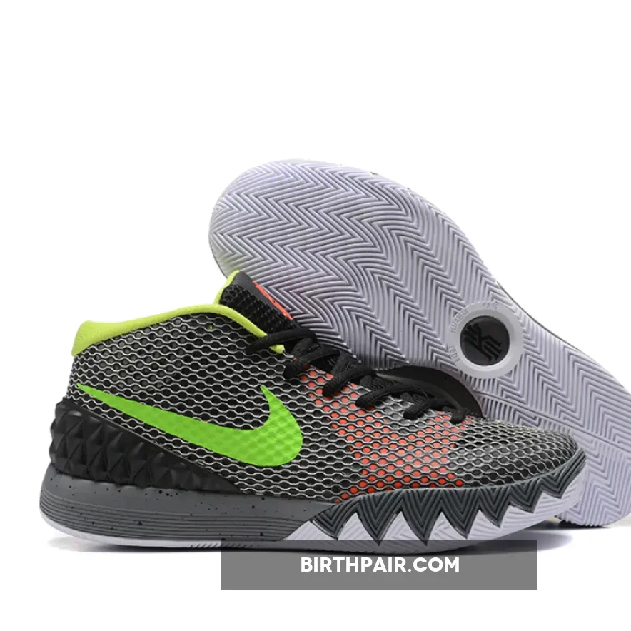 Nike Kyrie 1 'Dungeon' Deep Pewter/Tumbled Grey-Night Silver-Volt / Kyrie 1 Dungeon
