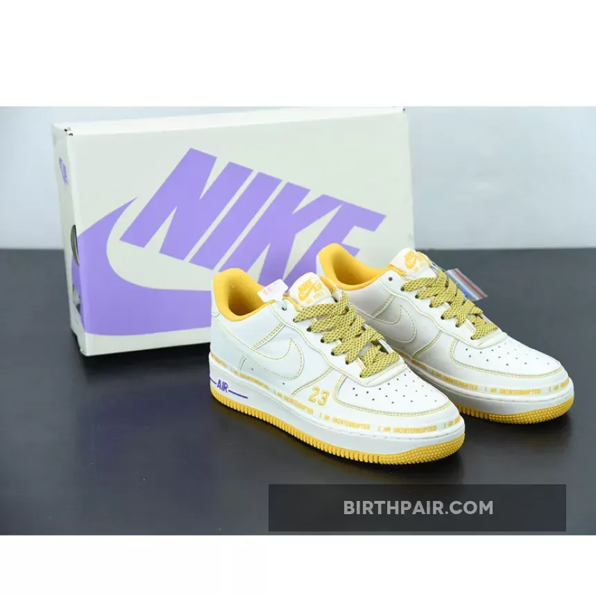 Uninterrupted X Nike Air Force 1 Low White Yellow 1675865919 Online Sale