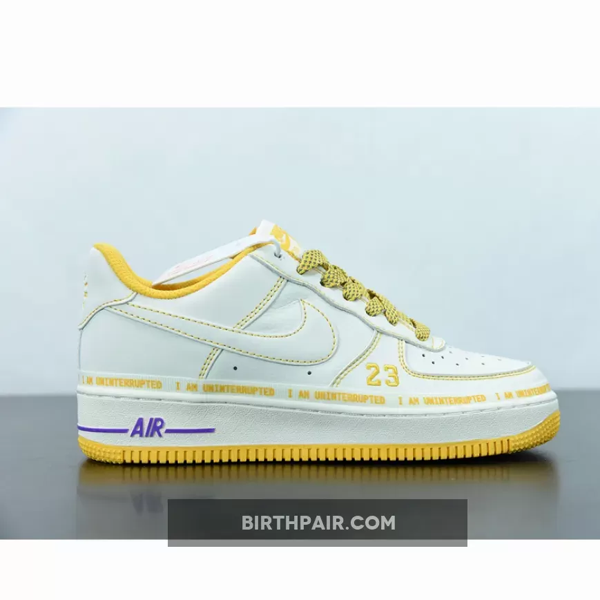 Uninterrupted X Nike Air Force 1 Low White Yellow To Buy