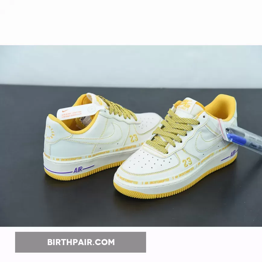 Uninterrupted X Nike Air Force 1 Low White Yellow To Buy