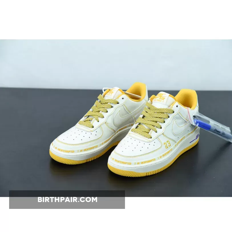 Uninterrupted X Nike Air Force 1 Low White Yellow To Buy