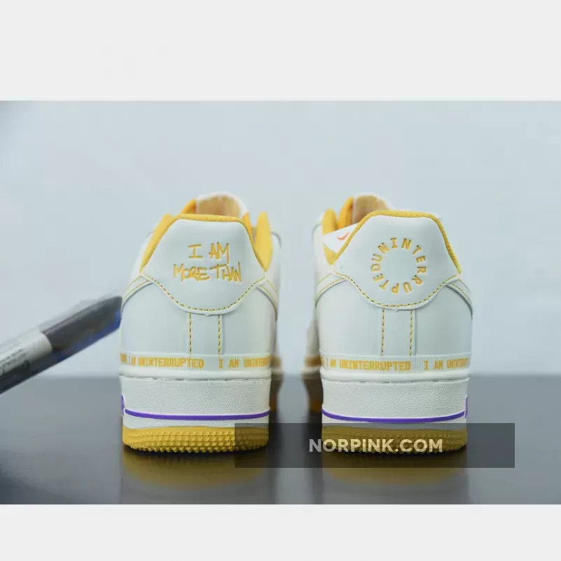 Uninterrupted X Nike Air Force 1 Low White Yellow To Buy