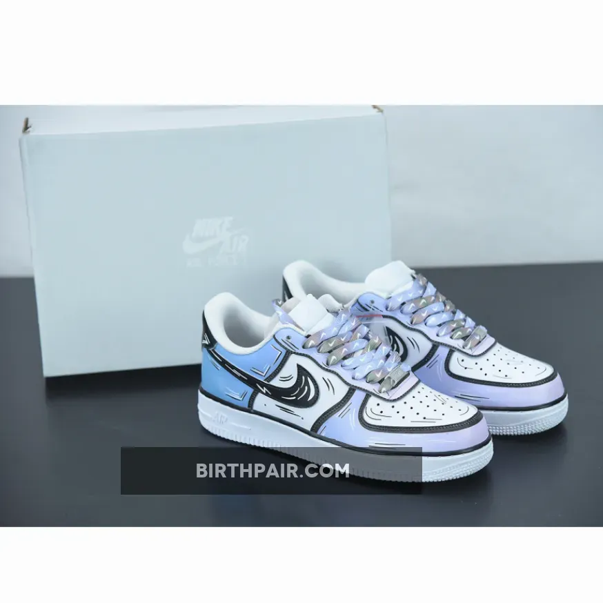 Air Force 1 Blue And Black Nike Air Force 1 White Blue Black