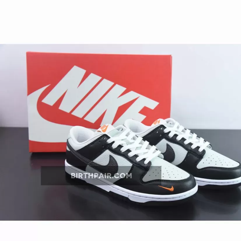 Nike Dunk Low Black Grey Orange Black And Gray Dunks Low