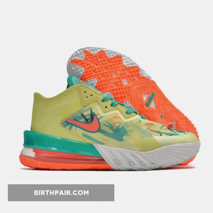Nike LeBron 18 Low 'LeBronold Palmer' White Lime / Nike Lebron Low