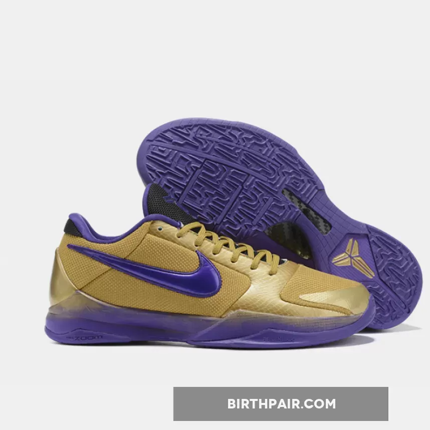 Kobes Gold / Undefeated x Nike Kobe 5 Protro 'Hall of Fame' Multi-Color-Metallic Gold