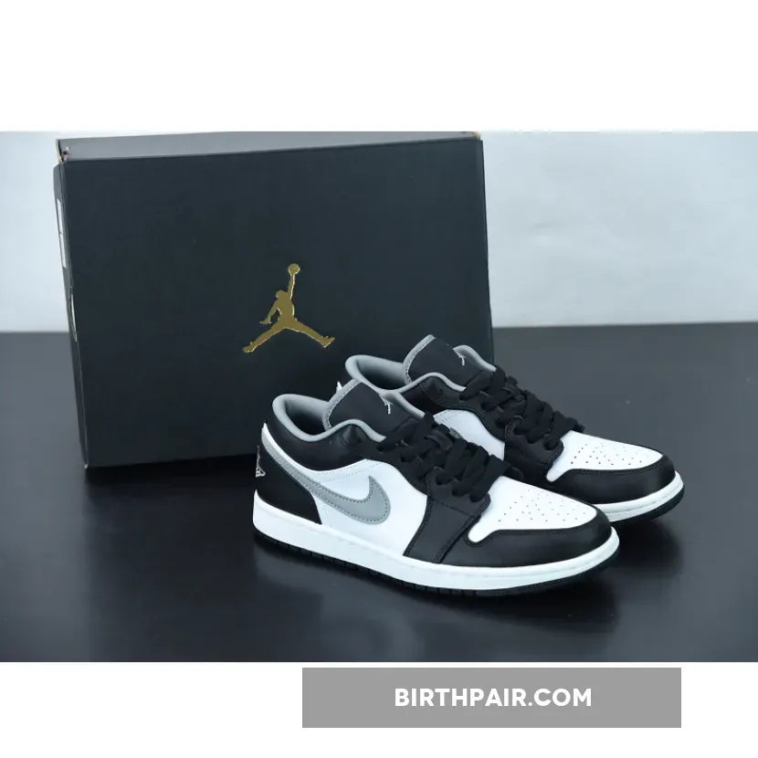 Air Jordan 1 Low Black/White-Particle Grey Jordan 1 Grey And Black Low